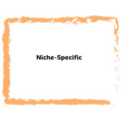 Niche Specific

Brush stokes in a square 

light orange 

Niche-Specific in bold black letters 