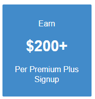 Blue background, white letters.
Earn
$200.00+
Per Premium Plus
Signup
