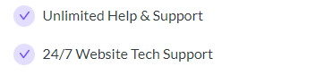 Unlimited Help & Support
24/7 Website Tech Support 