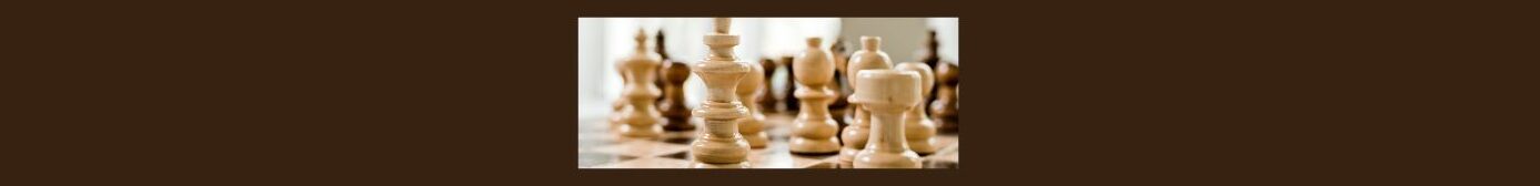 Strategies for Navigating Affiliate Marketing in 2025.
Dark brown background, in the center - light and dark wood chess pieces, and chess board ( tan and dark brown). 