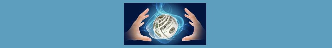 How To Make Money With ClickBank (6),
Light blue background, a dark blue square, graphic of two hands,  conjuring up a light blue whirl of smoke, roll of 100 dollar bills, 